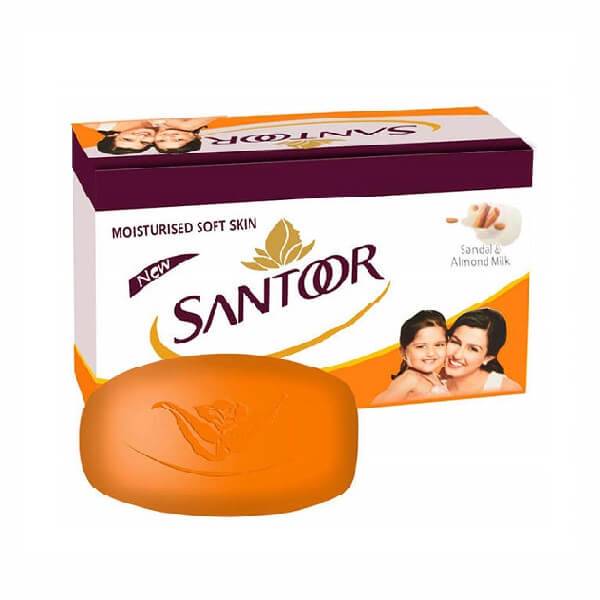 santoor almond soft soap