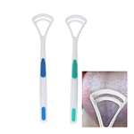 2 in 1 Oral Care Tongue Cleaner 2 Pieces