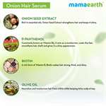 Onion Hair Serum with Onion and Biotin for Strong, Frizz Free Hair