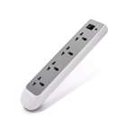 Syska EBS-0401 Essential 4-Socket Surge Protector with 2M Wire Length (White)