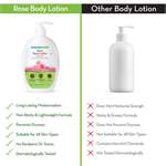 Rose Body Lotion with Rose Water and Milk For Deep Hydration- 400ml