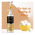 Nextset Eggplex Shampoo for strong hair, with Egg Protein And Collagen for Strength &Shine -200 ml