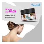 Nextset Neck Back Whitening Cream- Removes Fine Lines &Tanning, Lightens, Nourishes(50 g)