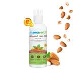 Mamaearth Almond Hair Oil with Cold Pressed Almond Oil and Vitamin E for Healthy Hair Growth