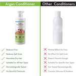 Argan Conditioner with Argan and Apple Cider Vinegar for Frizz Free and Stronger Hair