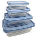 KOLORR- Plastic Utility Container (Pack of 4 Grey)