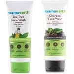 Tea Tree Face Wash and Charcoal Face Wash Combo