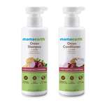 Mamaearth Hair Regrowth Combo Onion Shampoo, 250ml and Onion Conditioner, 250ml