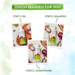 Onion Shampoo with Onion and Plant Keratin for Hair Fall Control