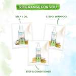 Rice Water Conditioner with Rice Water and Keratin for Damaged, Dry and Frizzy Hair
