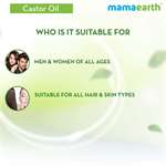 Castor Oil for Healthier Skin, Hair and Nails with Pure and Natural Cold Pressed Oil