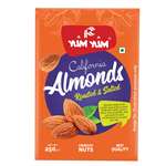 YUM YUM Californian Roasted & Salted Almonds 250g, Badam Dry Fruits - (250 g) 