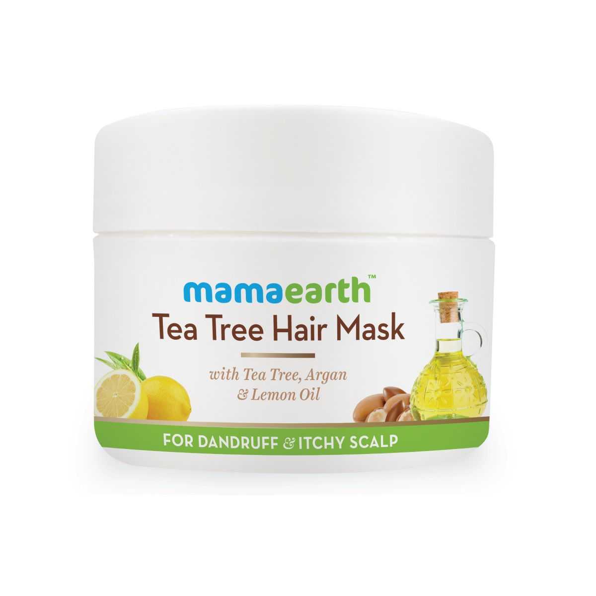 Buy MAMAEARTH Dandruff  Itchy Scalp Tea Tree Hair Mask With Tea Tree  Argan  Lemon Oil  Shoppers Stop