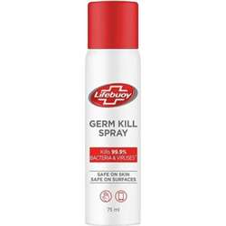 Lifebuoy Antibacterial Germ Kill Sanitizer Spray (No Gas) Safe On Skin Safe On Surfaces