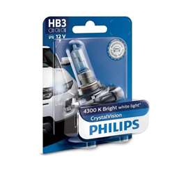 Philips HB3 Crystalvision Headlight Bulb, 60W, 4300K