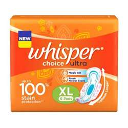 Whisper Choice Ultra XL Wings Pads 6 U