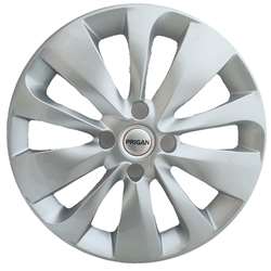 PRIGAN, BALENO 15 Inch Wheel Cover Silver Universal for All Cars Having 15 Inch Wheel (Set of 4 Pcs)