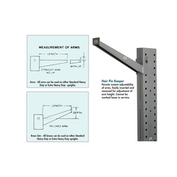 Modern Equipment Co. (MECO) - Rugged Cantilever Rack Arms-HIA18L ...