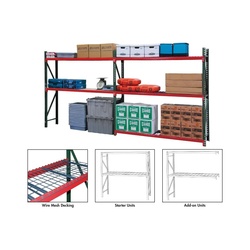 Jaken Co. Inc. - Fastrak Bulk Storage Rack Units With Wire Mesh Decking ...