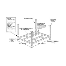 Dyna Rack Corp. - Portable Stacking Racks - Corner Posts-HP30D4 ...