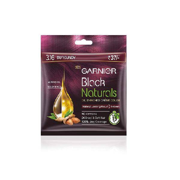 Buy Garnier Black Naturals  Burgundy Hair Colour Online on Adibuja