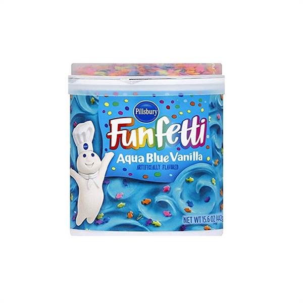 Pillsbury FunFetti Aqua Blue Vannila Imported