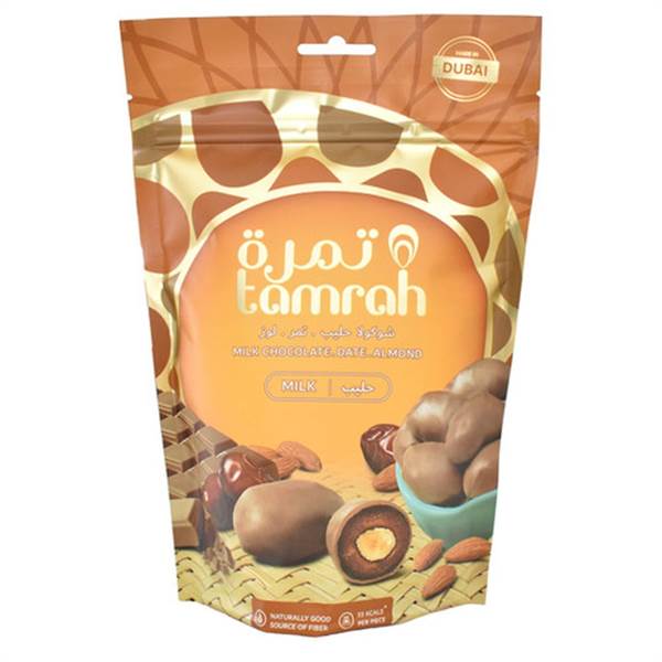 Tamrha Milk Chocolate .Date .Almond Milk