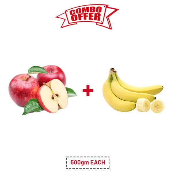 Apple+Banana (500gm each)