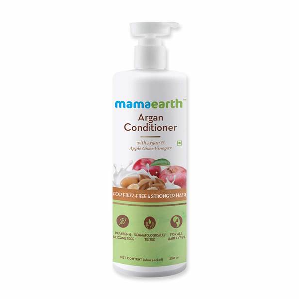 Mamaearth Argan Conditioner with Argan and Apple Cider Vinegar for Frizz Free and Stronger Hair