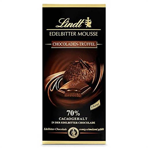 Lindt Edelbitter Mousse Chocoladen-Truffel Imported