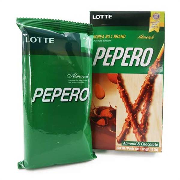 Lotte Pepero Almonds and Chocolate Choco Imported