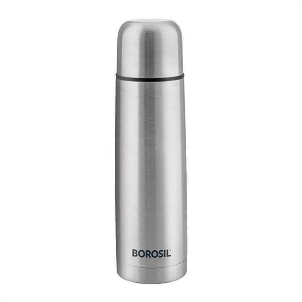 Borosil Thermo Stainless Steel Flask- Black- 500 ml