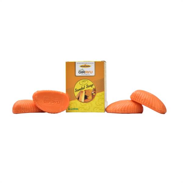 GIRAYU Herbal Soap Sandal With Aloevera 400gm