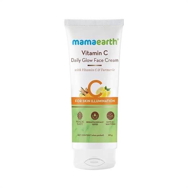 Mamaearth Vitamin C Daily Glow Face Cream With Vitamin C &Turmeric For Skin Illumination