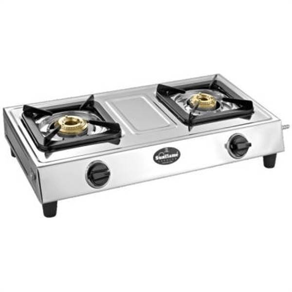 SUNFLAME shakti ss Stainless Steel Manual Gas Stove  (2 Burners)