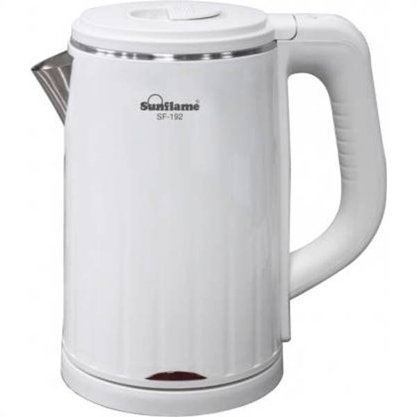 SUNFLAME SF-192 Electric Kettle (White STEEL)