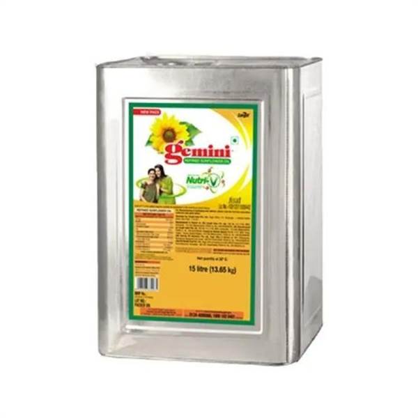 Online Gemini Refined Sunflower Oil Tin