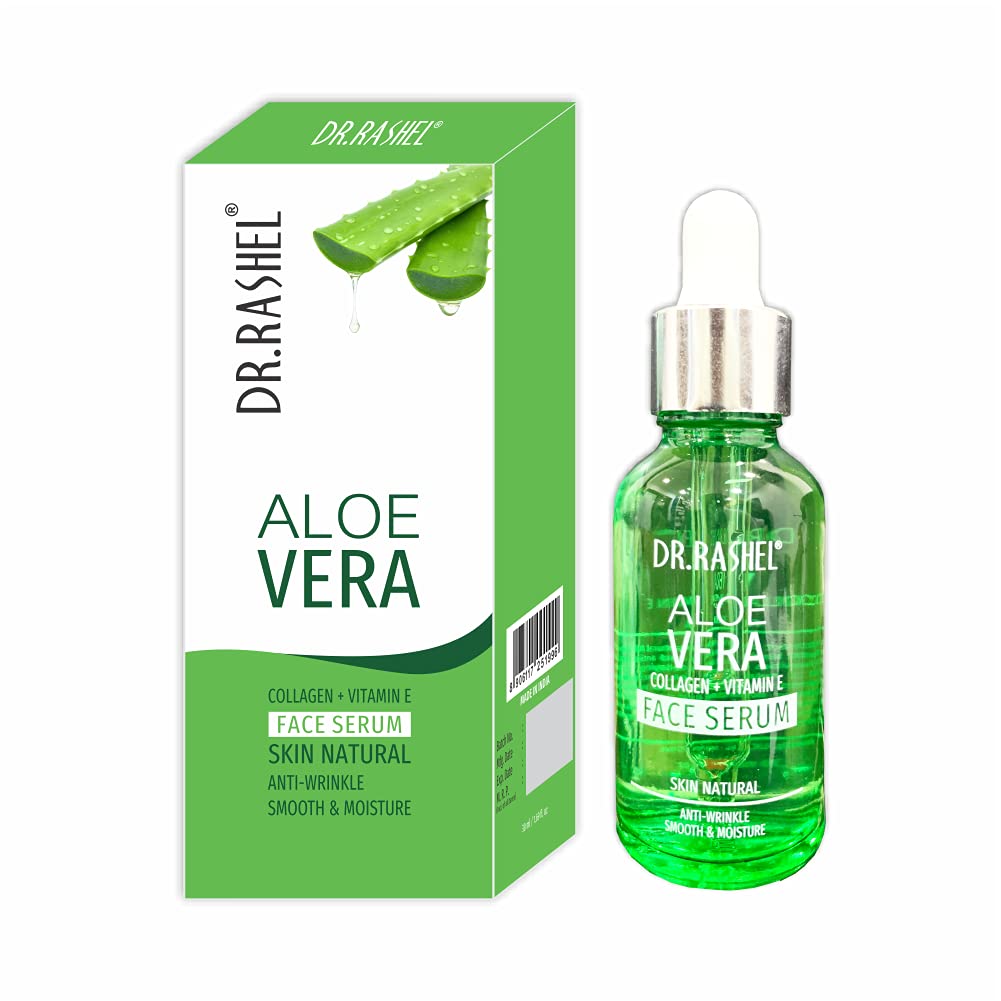 DR. RASHEL Aloe Vera Face Serum For Natural Skin AntiWrinkle Smooth