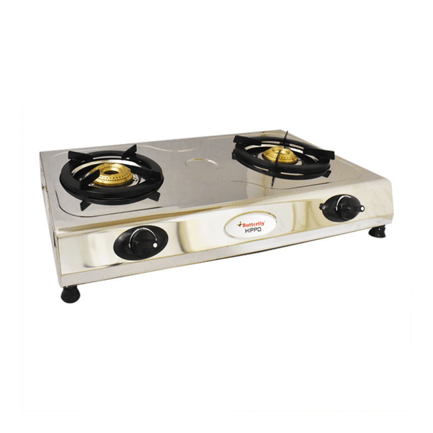 Buy Butterfly Hippo Stainless Steel Gas Stove 2 Burners online at best