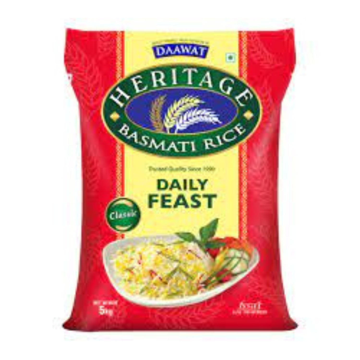 Buy Daawat Heritage Daily Feast Tukda Basmati Rice 5 kgs online at