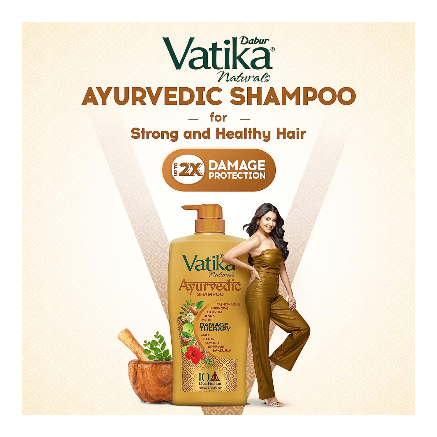 Dabur Vatika Salutes Female Cancer Survivors Buy Dabur Vatika Ayurvedic Shampoo- 640 ml online at best price