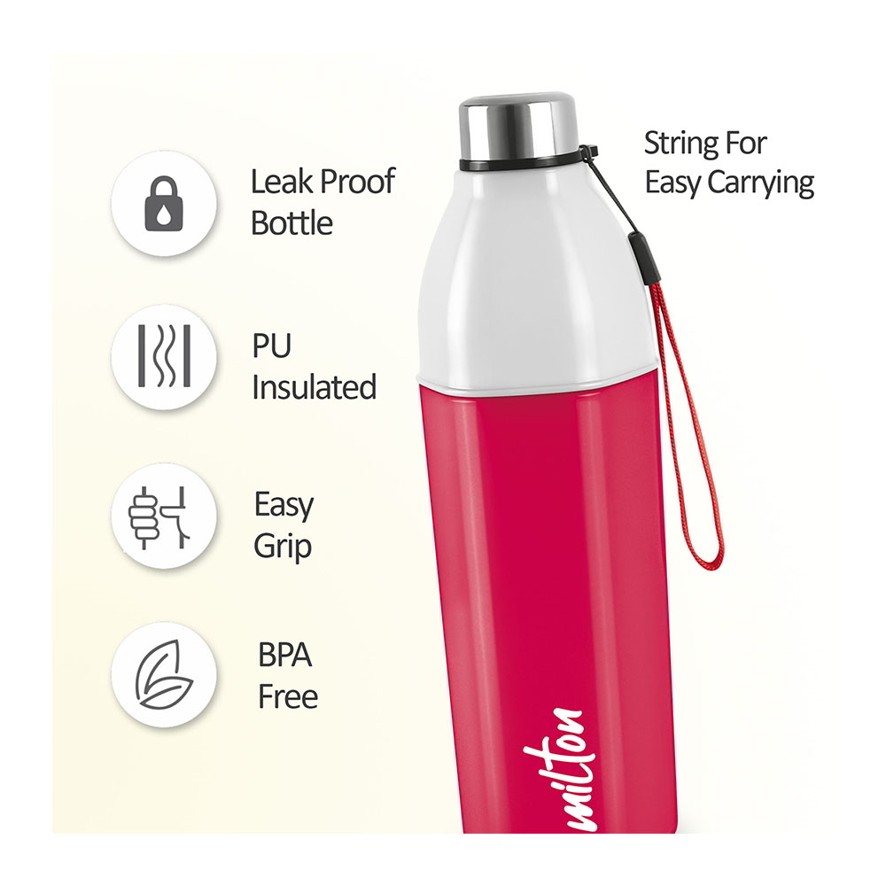 Buy Milton Kool Hexone Insulated Water Bottle Red Litres Online At Best Price