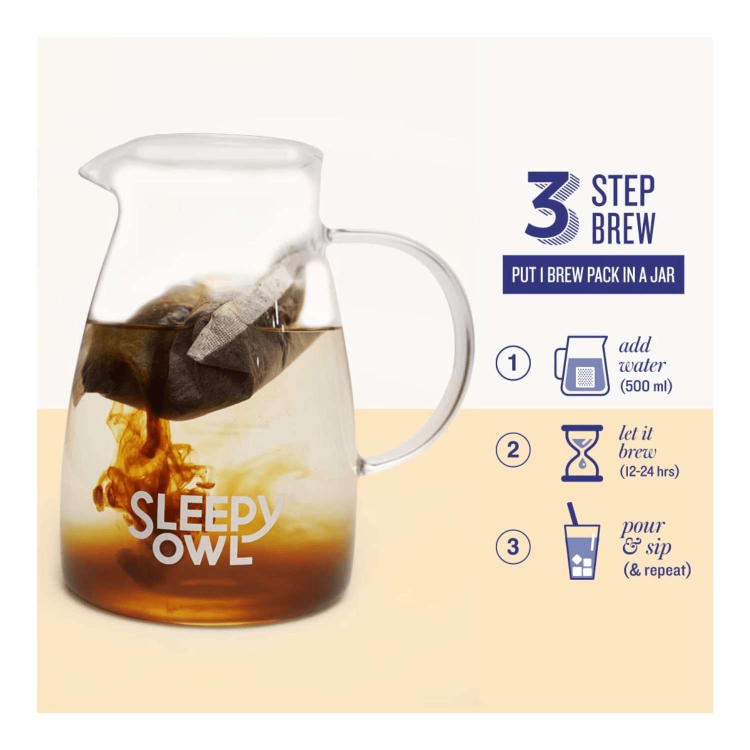 Buy Sleepy Owl Cold Brew Coffee- Dark Roast Online at Best Price