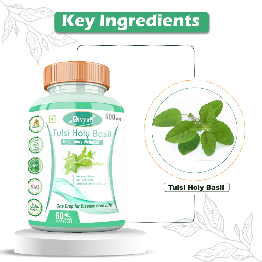 Buy Divya Shree Tulsi Holy Basil Capsule online at best price
