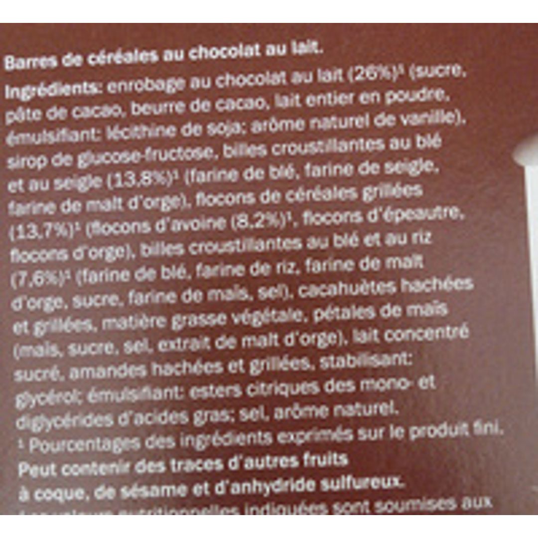 Crownfield Chocolate Muesli Bars imported