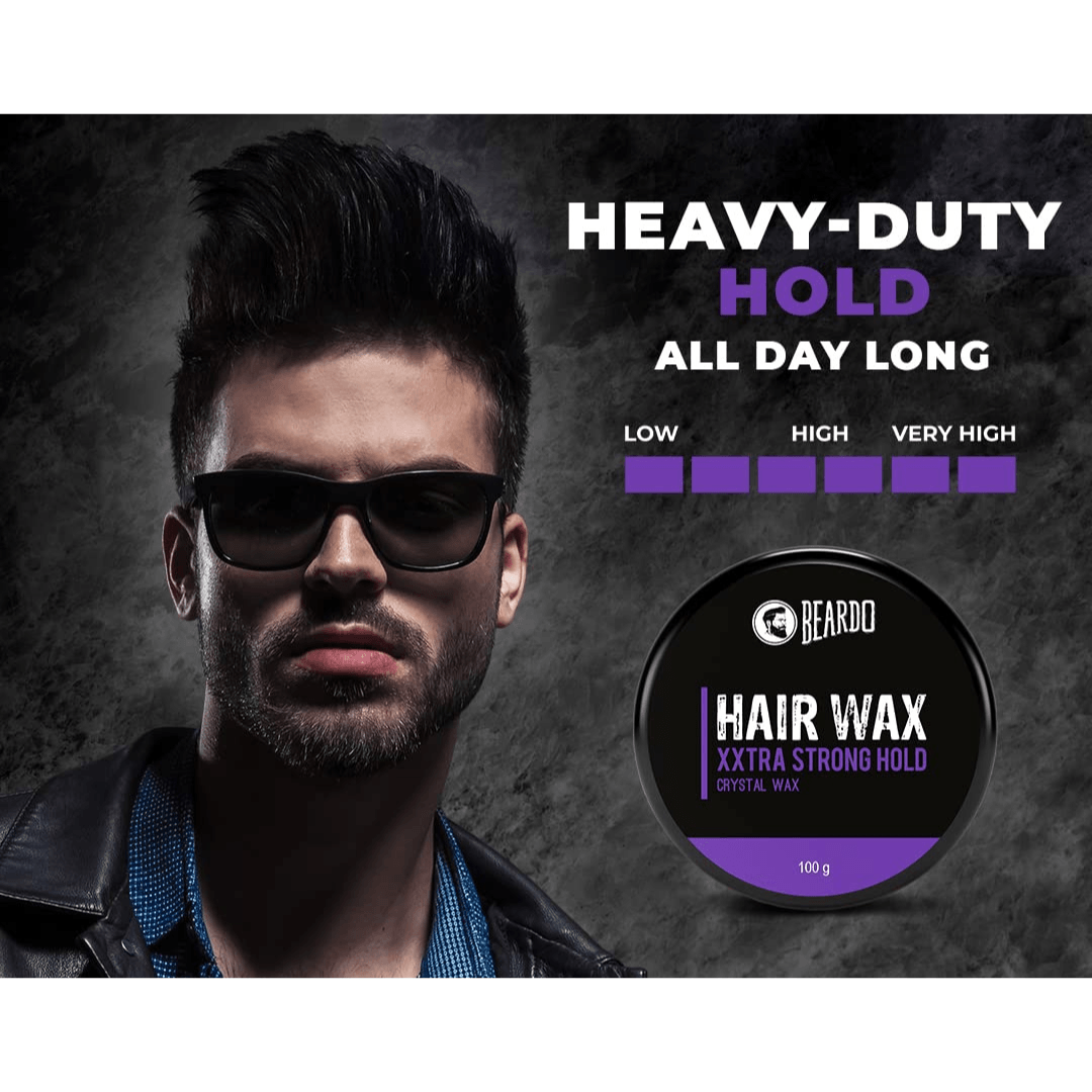 Beardo Hair Wax XXTRA STRONGHOLD Crystal Wax