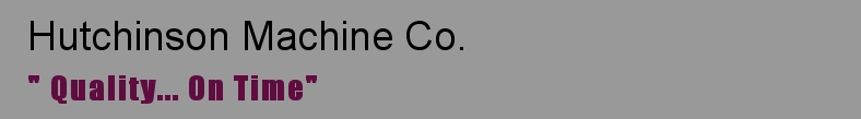 Hutchinson Machine Co.