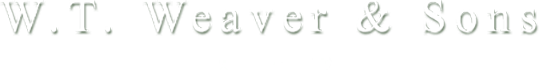 Weaver, W. T. & Sons, Inc.