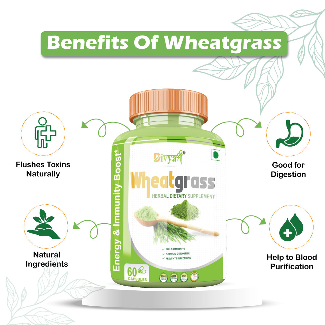 Buy Divya Shree Wheatgrass Capsule by Jeevan Care Ayurveda online at