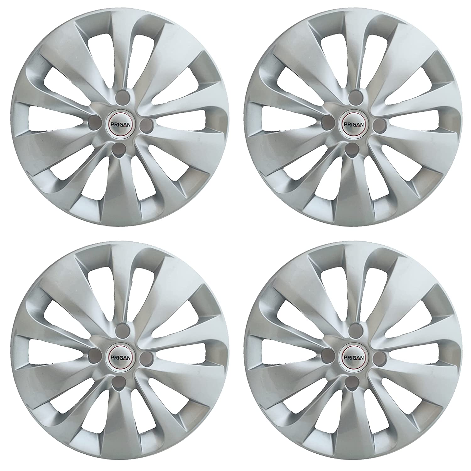 PRIGAN, BALENO 15 Inch Wheel Cover Silver Universal for All Cars Having